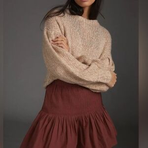 Anthropologie Pleated Skirt